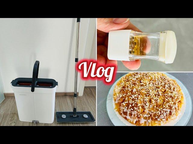 Карамельная шарлотка//Новая швабра//Остались дырки//Германия#vlog