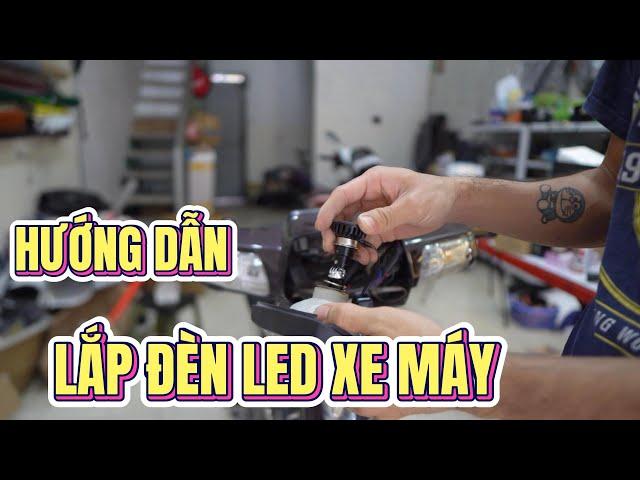 Hướng dẫn thay bóng đèn LED cho xe | ĐỒ CHƠI XE 697