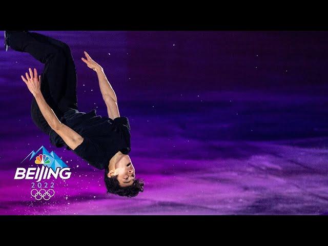 Nathan Chen pulls off FORBIDDEN BACK FLIP with Keegan Messing at Olympic gala | Winter Olympics 2022