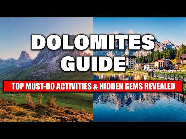 What to Do At the Dolomites (Top Must-Do Activities & Hidden Gems Revealed!)