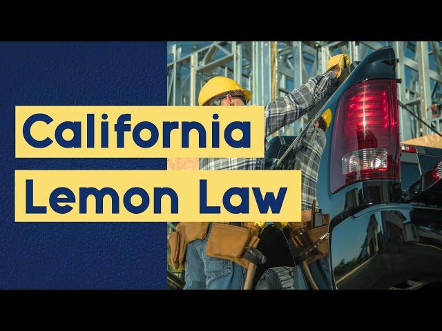 California Lemon Law | Failed Engine | Lemon Law Attorney Explains