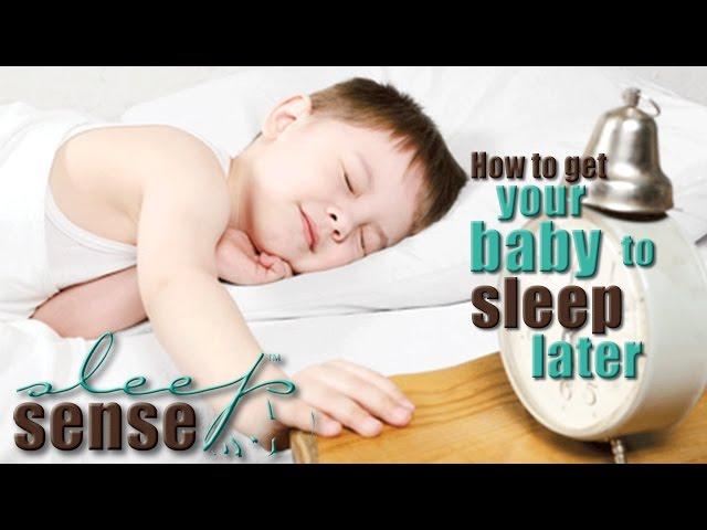 How To Get Your Baby To Sleep Later - Baby Q&A with Dana