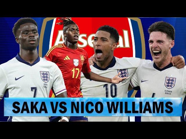 Can Nico Williams Bench Bukayo Saka At Arsenal ?? Declan Rice Flawless