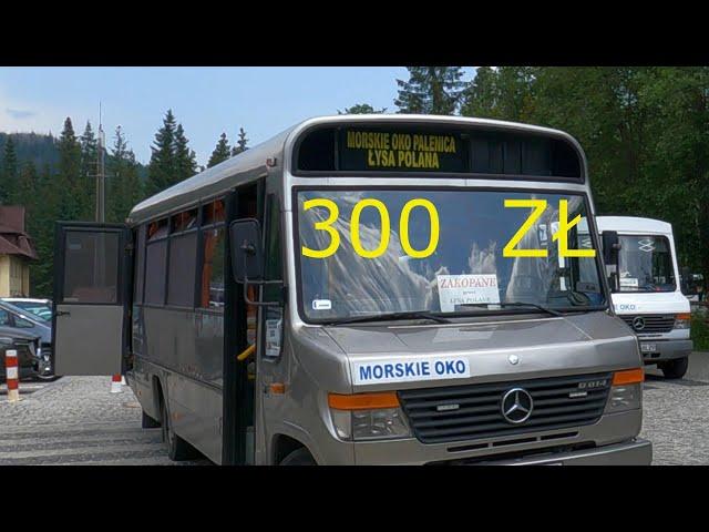 Góralska uczciwość kierowcy busa Morskie Oko Zakopane