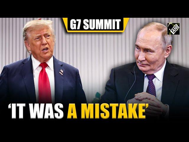 “It was a mistake…” President Trump blames Obama and Trudeau for ‘throwing’ Russia out from G7