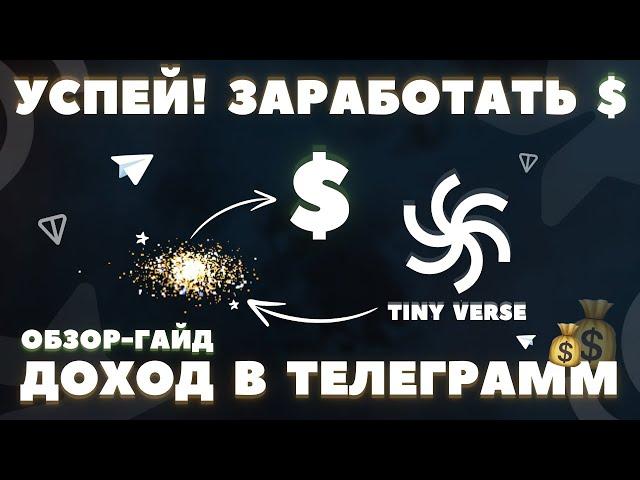 TINY VERSE КАК ЗАРАБОТАТЬ БЕЗ ВЛОЖЕНИЙ? КАК ИГРАТЬ? АИРДРОП ПРОЕКТ от MAJOR! ОБЗОР и ГАЙД ФАРМА 2024