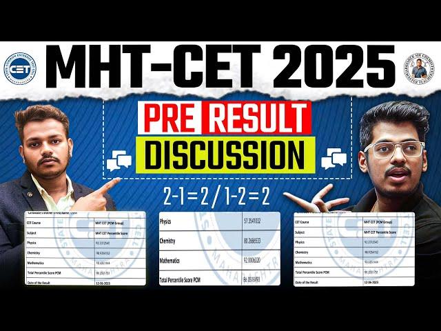 Pre - Result  ALERT   MHT-CET 2025 Big Change in Score Card By :-  Abhishek Sir Counselling ASC