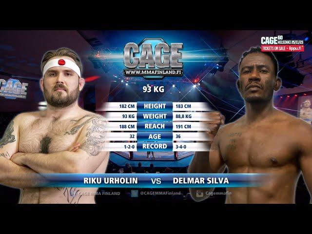 CAGE 59: Urholin vs Silva  (Complete MMA Fight)