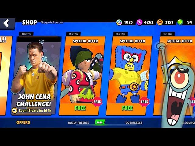 WOOWW!!! LEGENDARY FREE GIFTS!! 15 NEW BRAWLERS!! BRAWL STARS UPDATE GIFTS!!