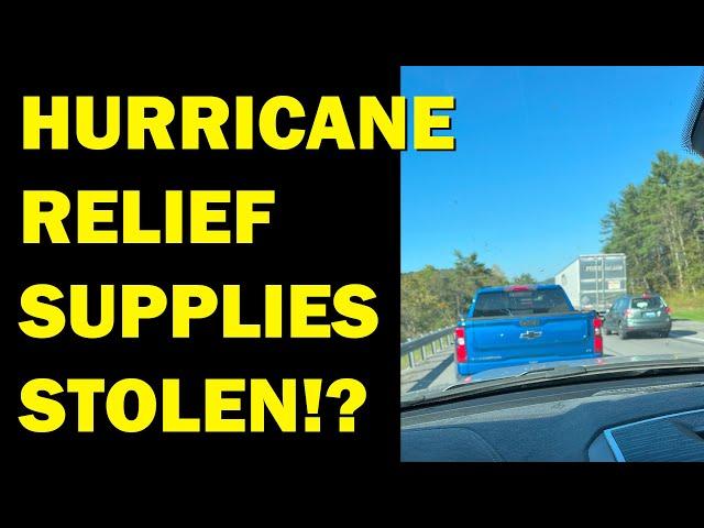 Are Disaster Supplies Being Stolen?