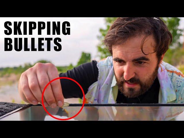 Bouncing Bullets off Water in Ultra Slow Motion - The Slow Mo Guys