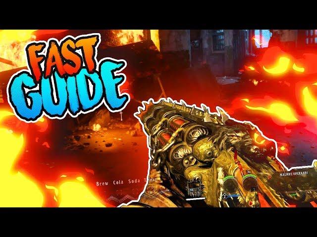 BLOOD OF THE DEAD - MAGMAGAT UPGRADE GUIDE IN 80 SECONDS (Black Ops 4 Zombies Tutorial)