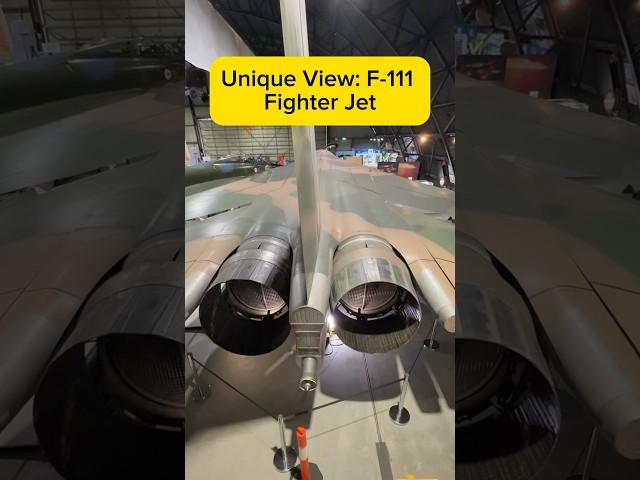 Unique View of F-111 Aircraft #aviation #airplane #besnappy #avgeek #airforce #f111 #fighterjet