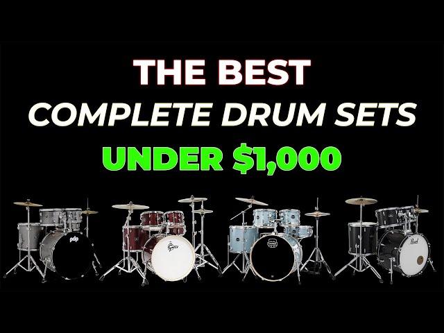 The Best Complete Drum Sets Under $1000 | A Beginner's Guide