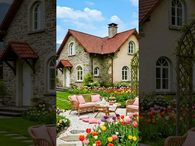 Dreamy Cottage in Blooming Garden｜Nature & Serenity