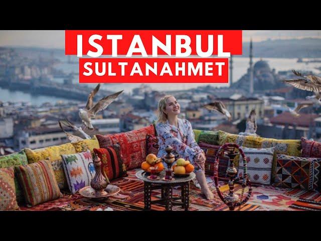 Istanbul City Tour 4k | SULTANAHMET ISTANBUL WALKING TOUR | 4K UHD 60FPS | TURKEY 4k WALKING TOUR