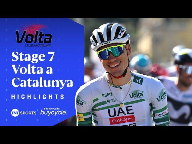 EXPLOSIVE FINAL STAGE!  | Men's Stage 7 2025 Volta a Catalunya Race Highlights | TNT Sports Cycling