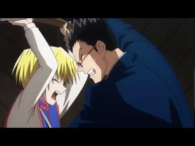 Kurapika wants Leorio to calm down