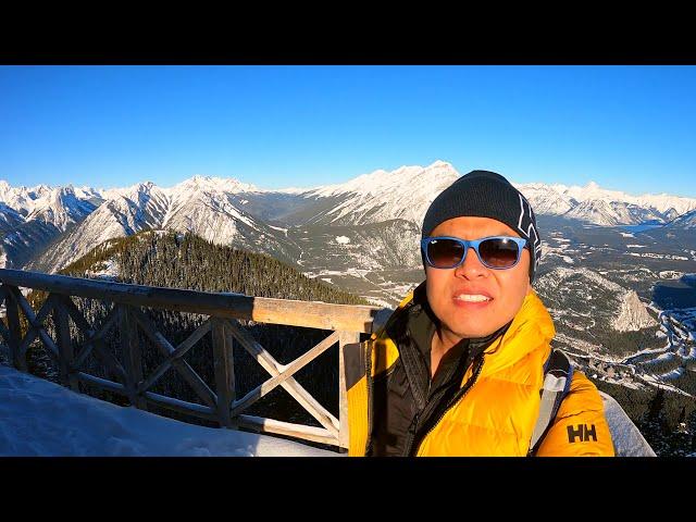 Sulphur Mountain hike| Banff Winter hike | Banff National Park