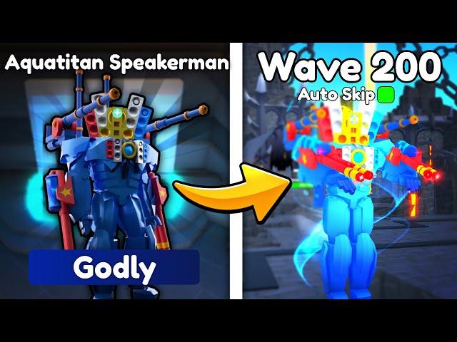 I Spent $10,000 To Get The AQUATITAN SPEAKERMAN.. (Toilet Tower Defense)