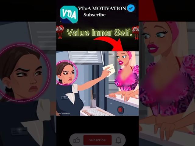 True Love Sees Beyond The Makeup ! Animation: #shorts #trending #motivation