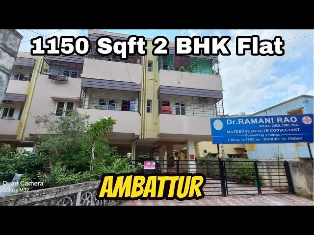 1150 Sqft 2 BHK Flat Sale in Ambattur | Chennai Bank Auction