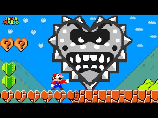 Super Mario Bros. But When Everything Mario Touches Turns to HEARTS