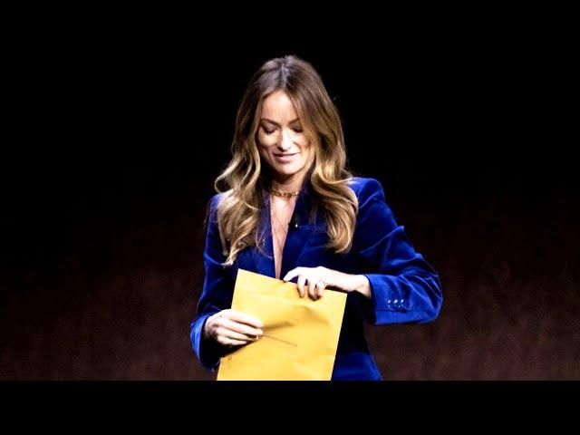 Olivia Wilde Served Legal Documents in Front of Thousands