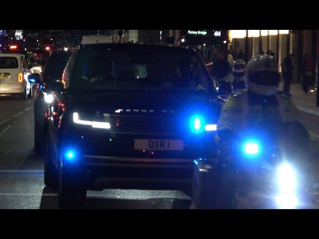 Sophie, The Duchess of Edinburgh Arrives In London Ahead Of Dinner In Knightsbridge 