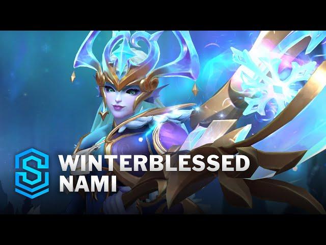 Winterblessed Nami Wild Rift Skin Spotlight