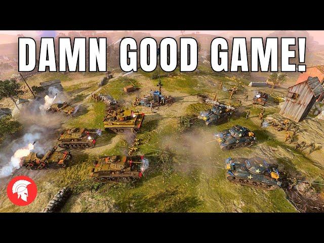 DAMN GOOD GAME! - Company of Heroes 3 - US Forces Gameplay - 3vs3 Multiplayer - No Commentary