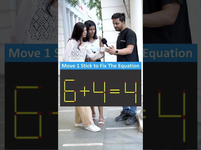 Move one stick to fix the equation | Aditya keshri #trending
