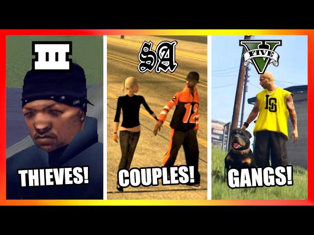 Evolution of NPC INTERACTIONS in GTA Games (San Andreas is KING!)