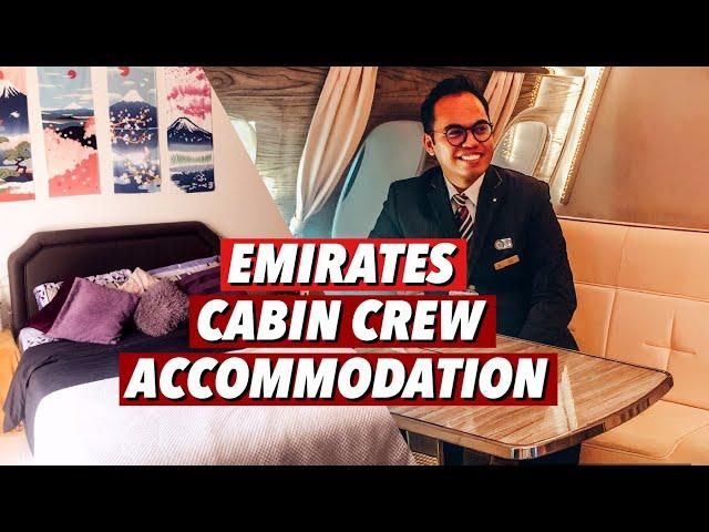 EMIRATES CABIN CREW ACCOMMODATION TOUR