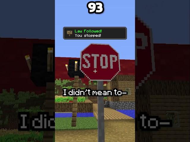 Minecraft, But I HAVE To Break The Law...