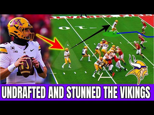 UNREAL! FIRT LOOK: VIKINGS STEAL QB MAX BROSMER UNDRAFTED WITH HIGH-LEVEL TALENT! ( FILM BREAKDOWN)