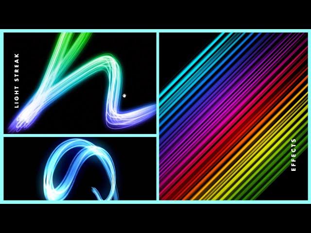 Light Streak Effect in Photoshop | Graphic design