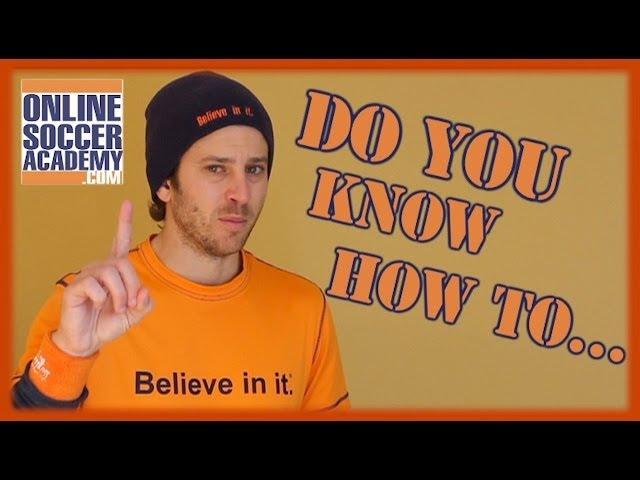 Do You Know How to Train on Your Own? ~ Online Soccer Academy