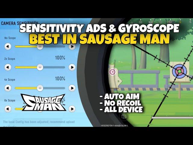 BEST SENSITIVITY SETTINGS | SAUSAGE MAN