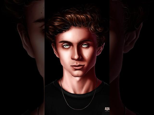 Timothee Chalamet portrait Follow me