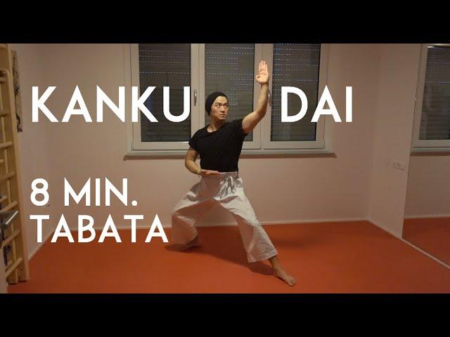 KANKU DAI - 8 min. tabata karate workout - real time training - TEAM KI