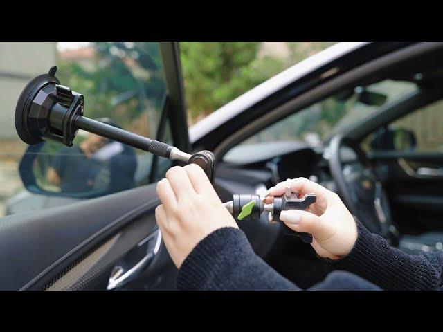 leppiya car phone mount for video recording