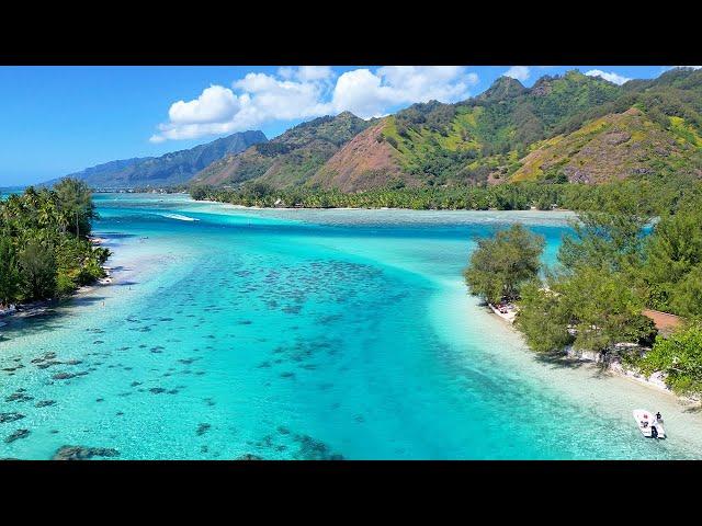 Beautiful Drone Footage of Moorea