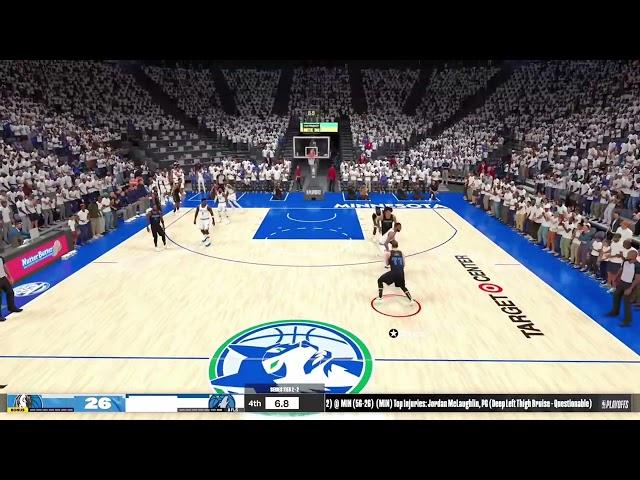 Luka Doncic GAME WINNER vs Wolves recreated in NBA 2k24