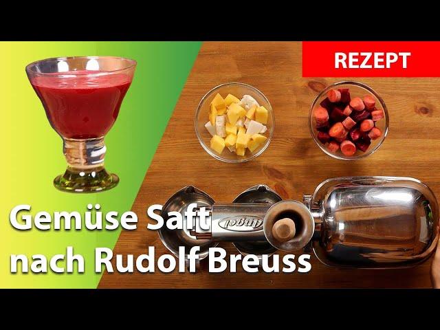 Breuss Gemüsesaft / Breuss Saft selber machen für Breuss Fastenkur mit Angel Juicer 8500