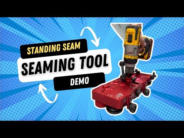 Standing Seam Metal Roofing Tool Demo with Malco Tools