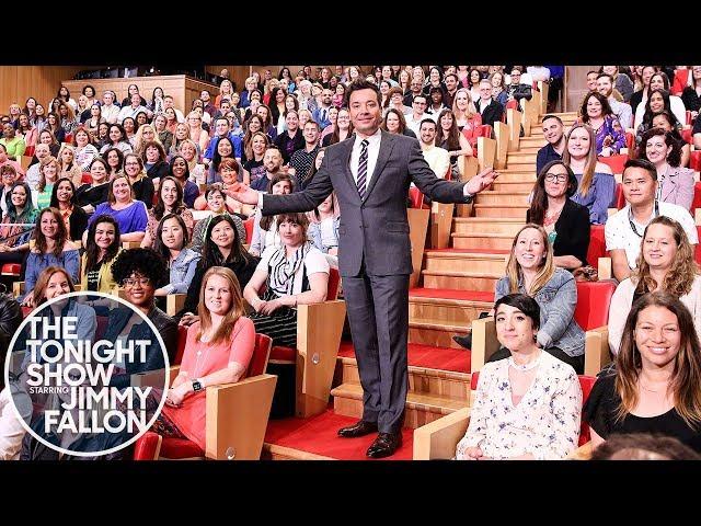 Jimmy Celebrates Teacher Appreciation Day with an Audience Full of NYC Teachers