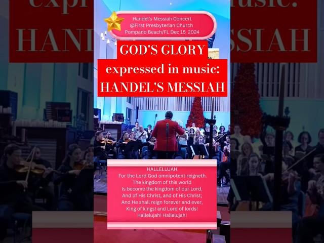 Handel's Hallelujah - GOD'S GLORY EXPRESSED IN MUSIC