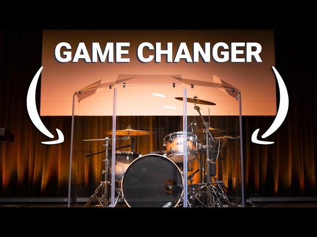 How a Partial Drum Shield Transformed Our Worship Mix