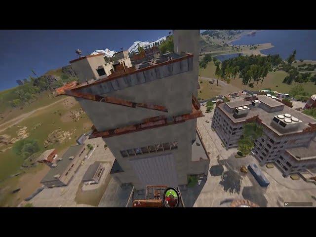 Impossible trick on a mini in rust/RUST  #shorts  #rust #funny #crazy #flight  #fly